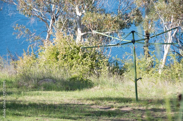 Obraz Spinning clothes line in Australia