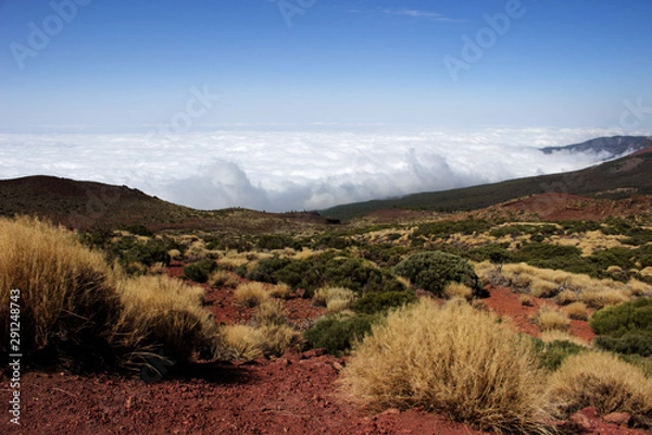 Obraz clouds in the mountains