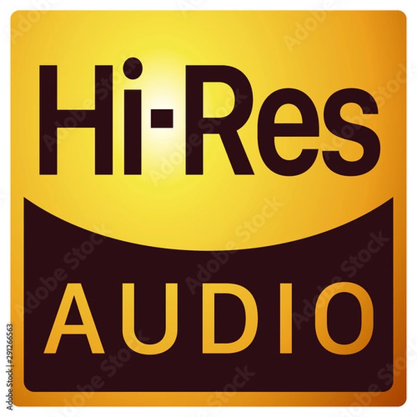 Obraz Hi resolution audio sign
