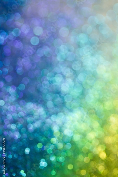 Obraz Abstract blurred bokeh background.
