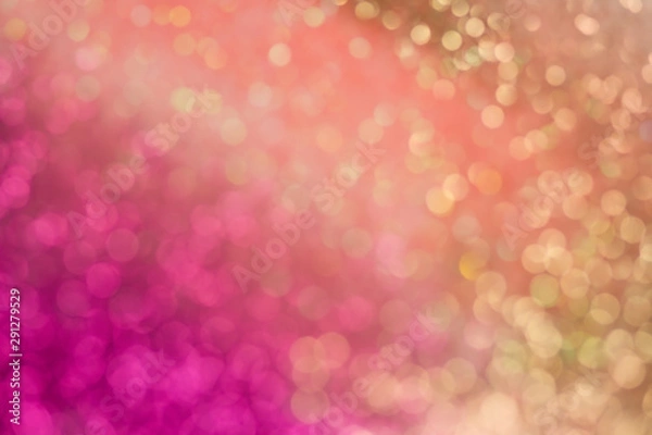 Obraz Abstract blurred bokeh background.