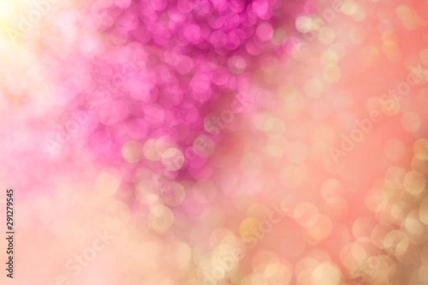 Obraz Abstract blurred bokeh background.