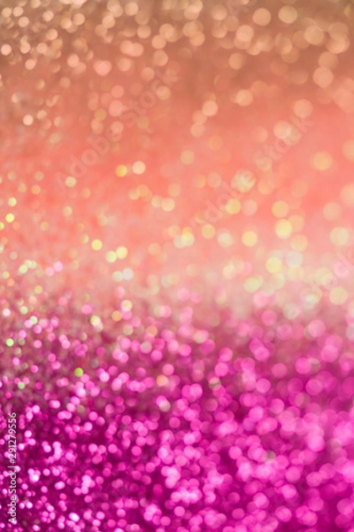 Obraz Abstract blurred bokeh background.