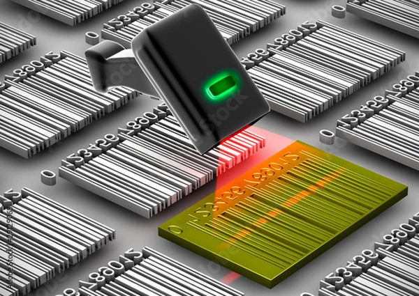 Obraz barcode scaner