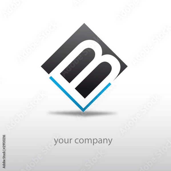 Obraz logo entreprise, b, initiale b