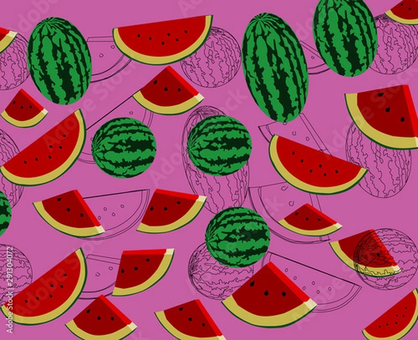 Fototapeta watermelon