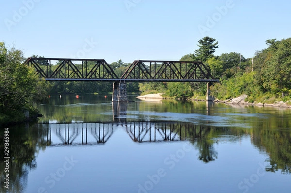 Obraz Old Train Bridge