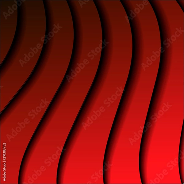 Obraz abstract red background, vector