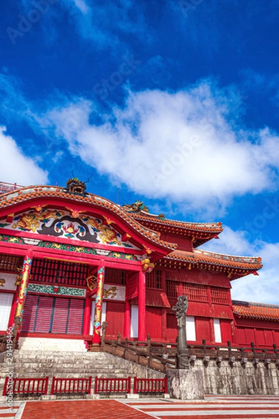 Fototapeta 沖縄県・那覇市 夏の首里城の風景