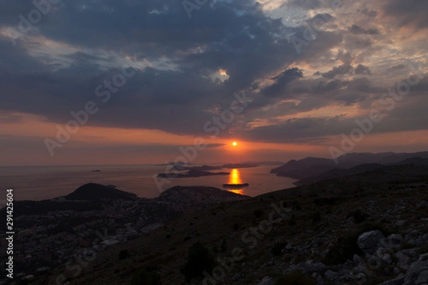 Obraz Sunset over Islands