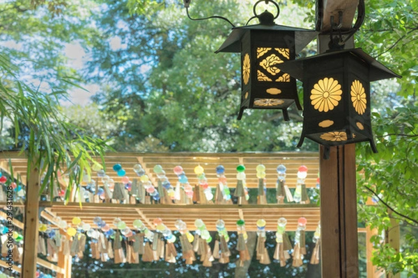 Fototapeta 埼玉県・川越氷川神社 縁結び風鈴