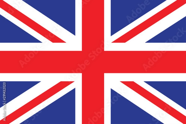 Fototapeta United Kingdom Flag Vector