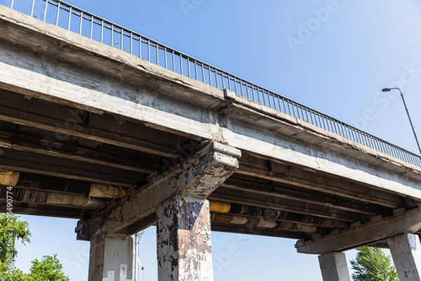 Obraz Old concrete bridge
