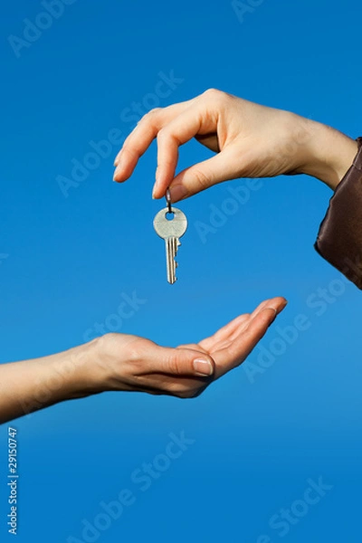 Obraz hand-over of keys