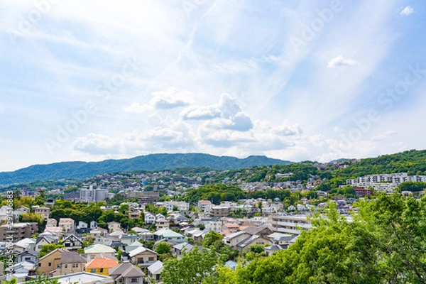 Obraz 兵庫西宮周辺　都市風景