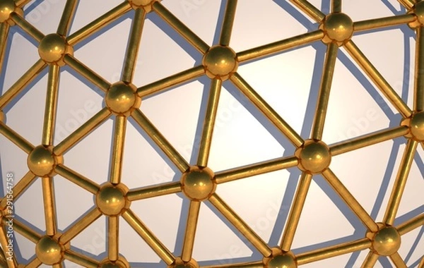 Fototapeta Science Molecular DNA Model Structure, business concept