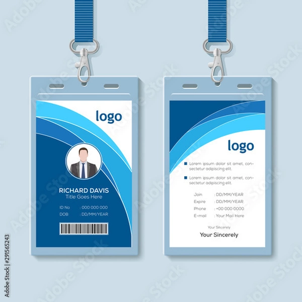 Obraz Multipurpose Identity Card Template