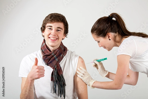 Fototapeta spritzen Impfung Injection Schmerz
