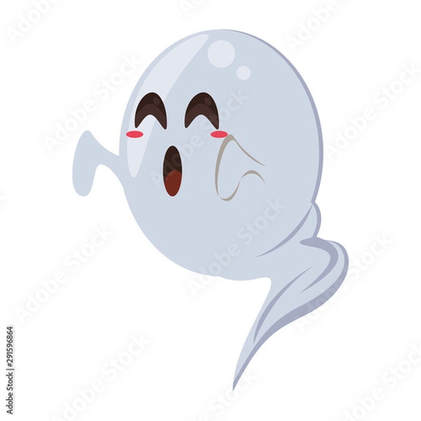 Obraz halloween ghost floating character icon