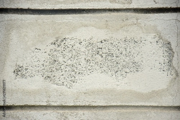 Fototapeta The image of the brick that was brought into the wall is used as a gray background.