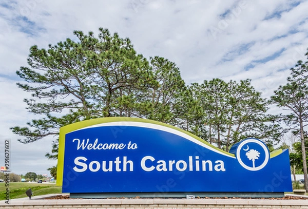 Obraz South Carolina Welcome Sign