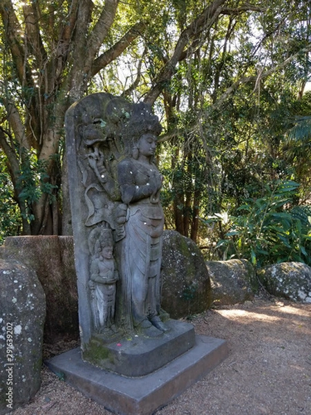 Obraz statue in garden