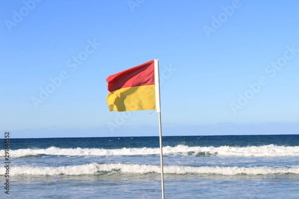 Obraz flag on beach