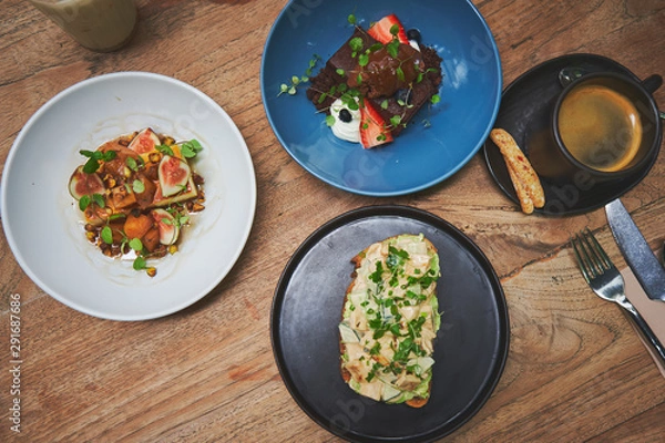 Fototapeta Rustic food