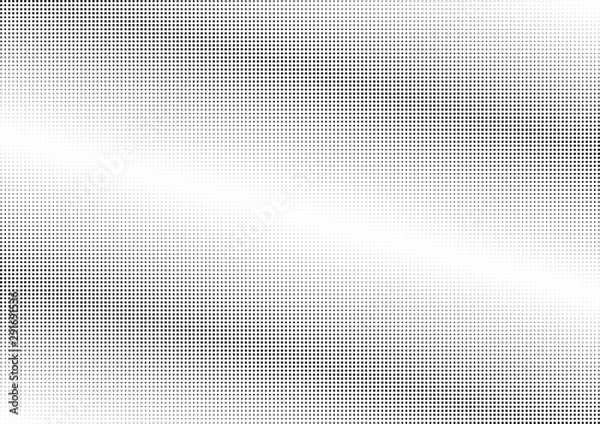 Fototapeta Abstract halftone dotted background. Monochrome pattern with dot and circles.  Vector modern pop art texture for posters, sites, business cards, cover postcards, interior design, labels, stickers.