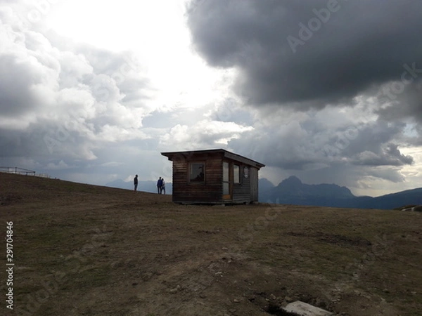 Obraz house in clouds