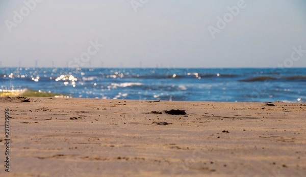 Fototapeta Lonely beach without people