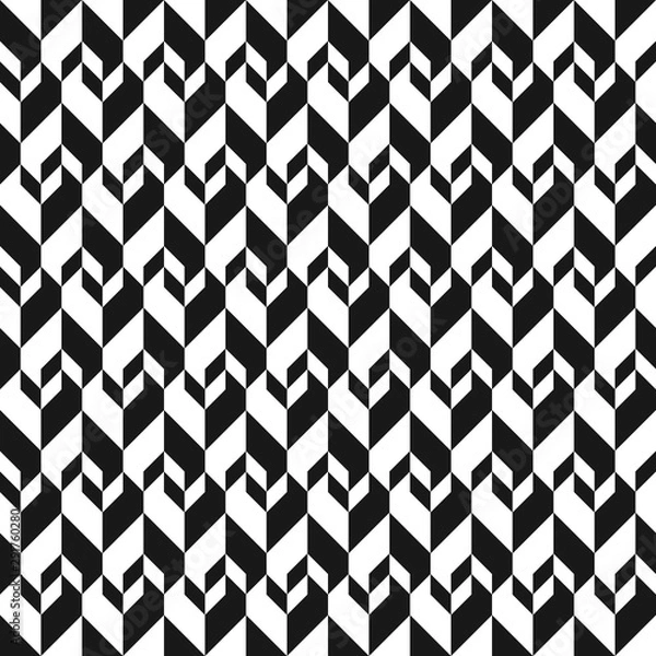 Obraz Seamless abstract geometric pattern with weaving