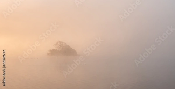 Obraz sunrise by the lake