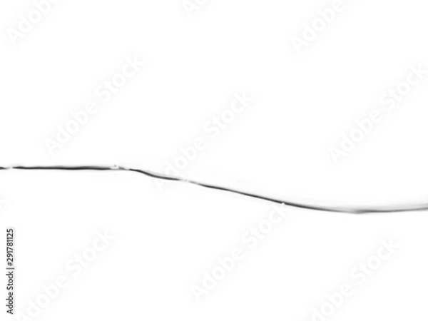 Fototapeta Water splash wave on white background