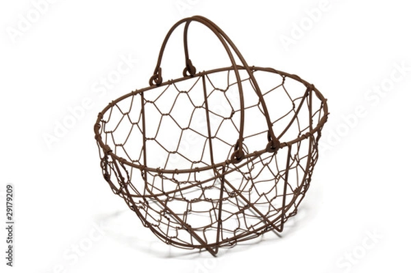 Obraz kosz przekłuty drutem