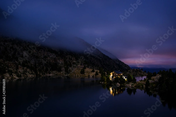 Fototapeta Refugio de montaña