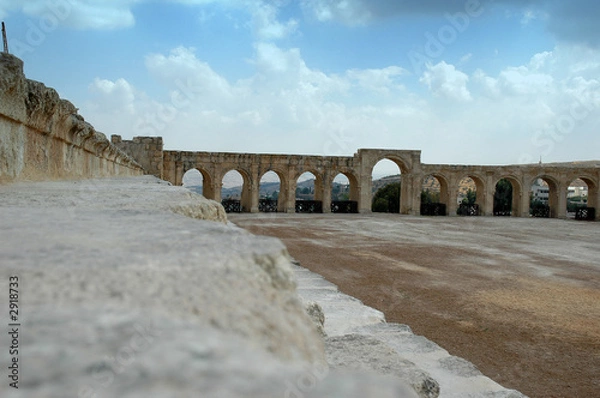 Obraz hippodrome de jerash (jordanie)