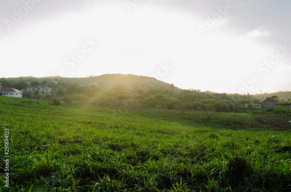 Fototapeta Sun Rising Over The Mountain