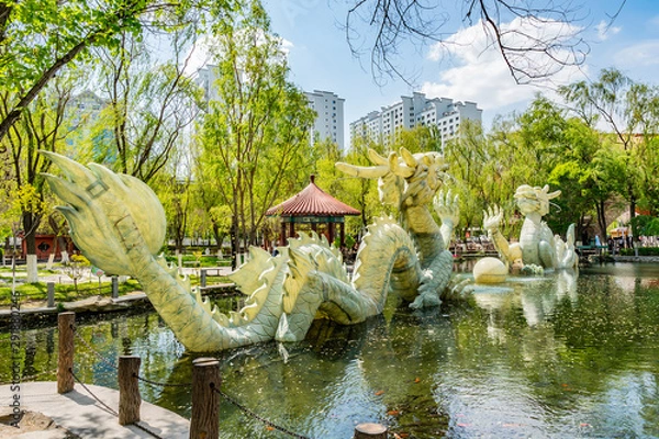 Obraz China Urumqi Shuimogou Park 08