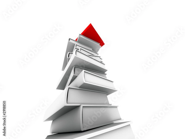 Obraz red book - tower