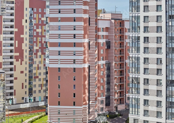 Obraz modern apartment building