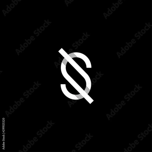 Obraz Letter S SS Logo Design Simple Vector