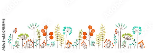 Obraz Floral Composition In Watercolor