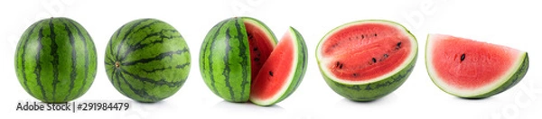 Obraz watermelon isolated on white background