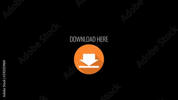 Fototapeta Download Button