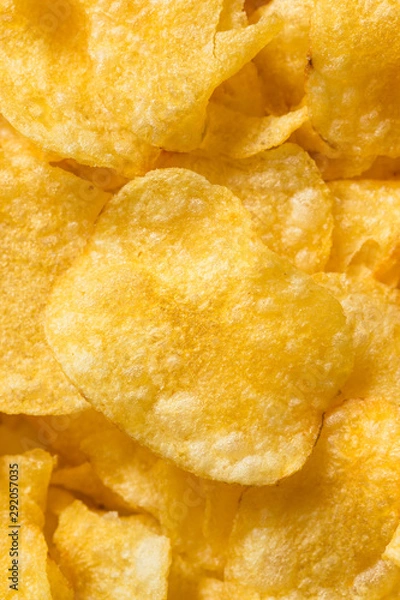 Fototapeta Crispy Thin Potato Chips