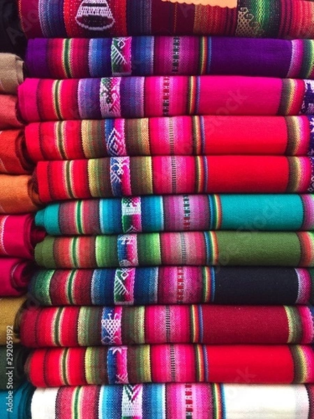 Fototapeta Colorful fabric