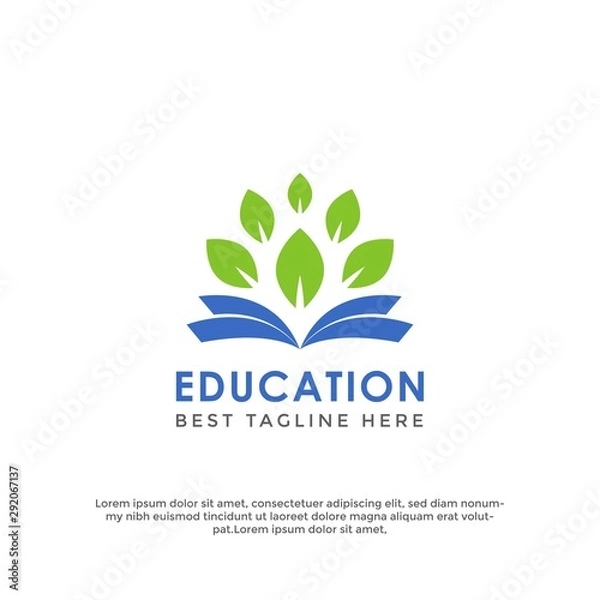 Obraz Modern Education icon Logo template