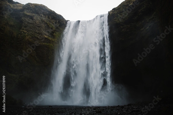 Obraz waterfall in mountains