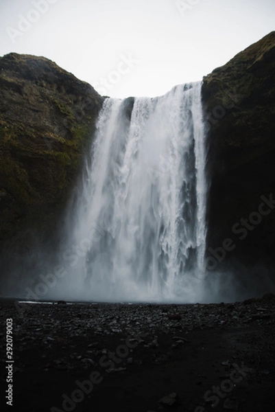 Obraz waterfall in mountains
